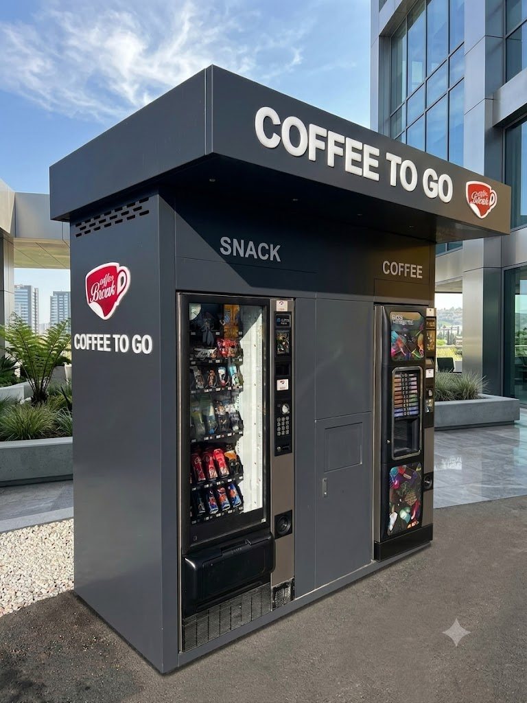 Coffee To Go kiosk ispred poslovne zgrade